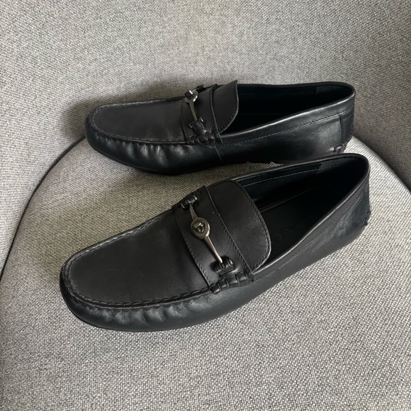 COACH Mott Driver Leather Loafer Moccasin Slip-on Black Men’s Size 8.5D‎ main image 11